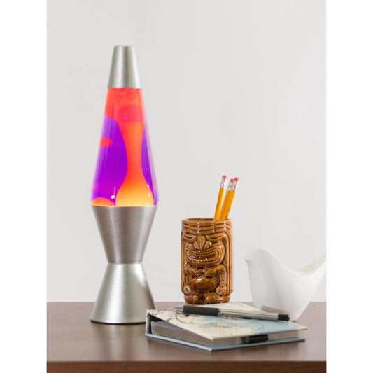 14.5” LAVA Lamp – Yellow/Purple/Silver - US 8969