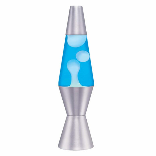 11.5″ LAVA Lamp – White/Blue/Silver - US 2363