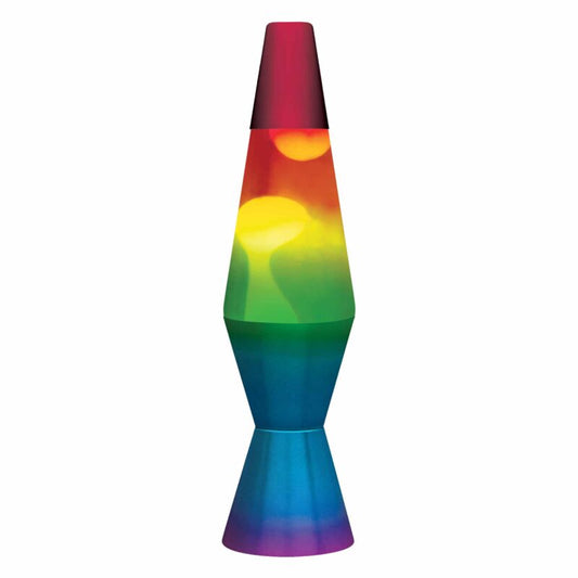 11.5″ LAVA Lamp Rainbow – White/Tricolor - US 5535