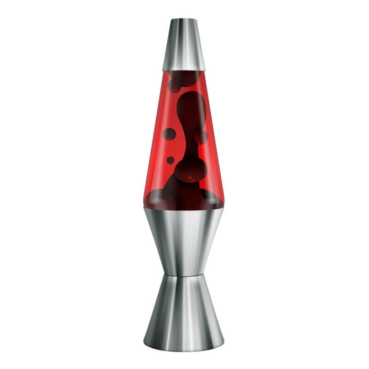 14.5″ Lava Lamp Chrome Plated Crimson - US 6881