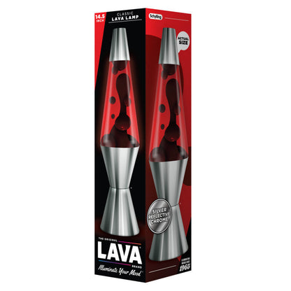 14.5″ Lava Lamp Chrome Plated Crimson - US 2316