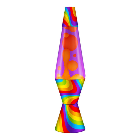 14.5″ Lava Lamp Flowing Color Bands - US 7979