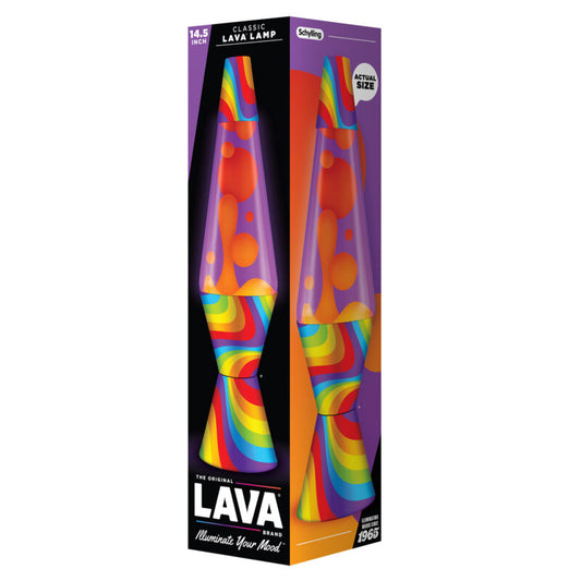 14.5″ Lava Lamp Flowing Color Bands - US 7979