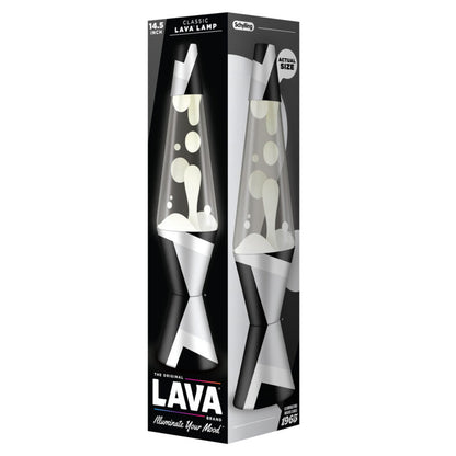 14.5″ Lava Lamp Polygonal White Tone - US 9506