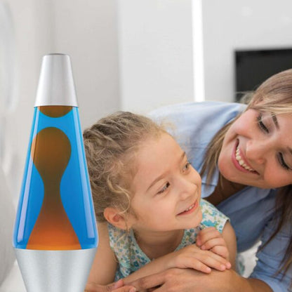 14.5” LAVA Lamp – Orange/Blue/Silver - US 7370