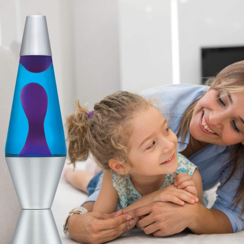 14.5″ LAVA Lamp – Purple/Blue/Silver - US 2848