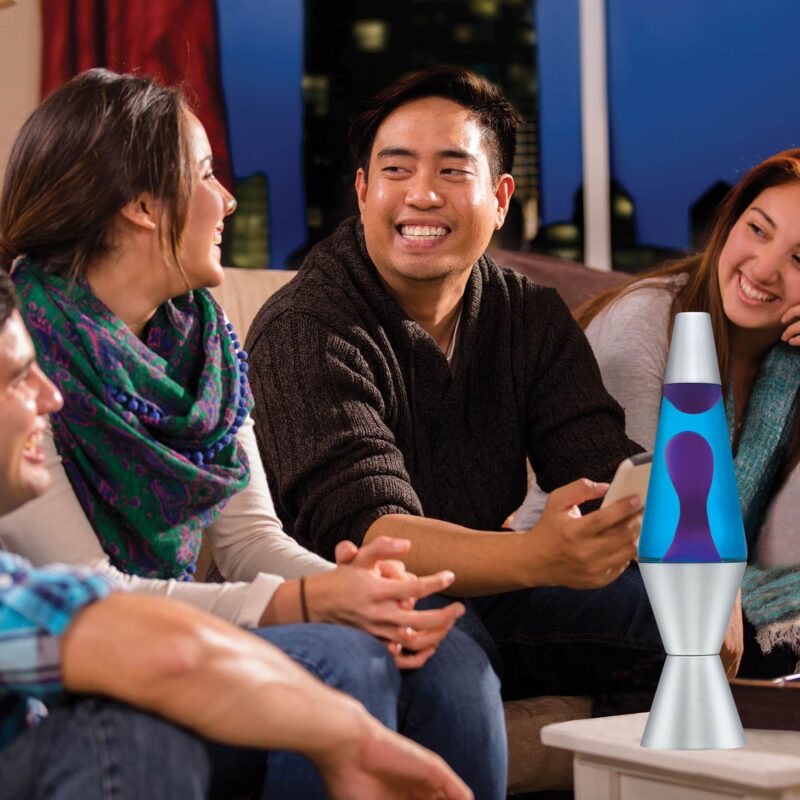 14.5″ LAVA Lamp – Purple/Blue/Silver - US 2848
