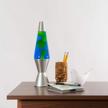 14.5” LAVA Lamp – Yellow/Blue/Silver - US 3896