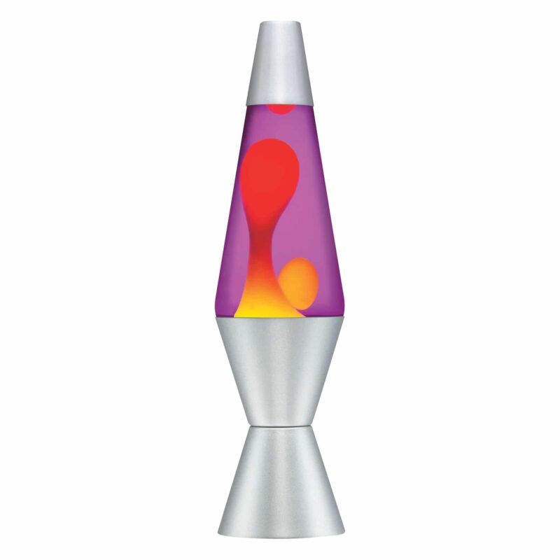 14.5” LAVA Lamp – Yellow/Purple/Silver - US 8969