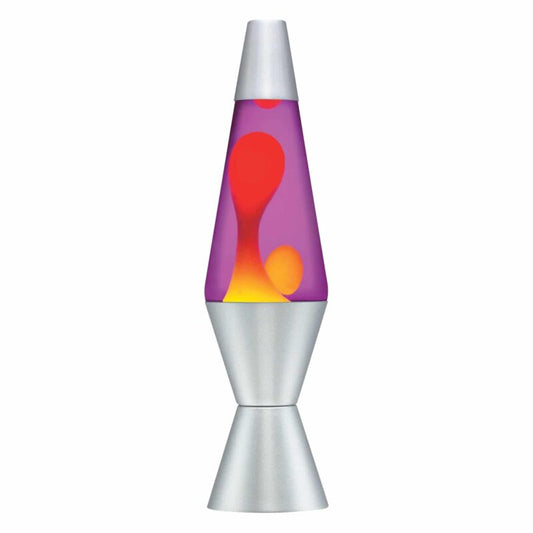 14.5” LAVA Lamp – Yellow/Purple/Silver - US 8969