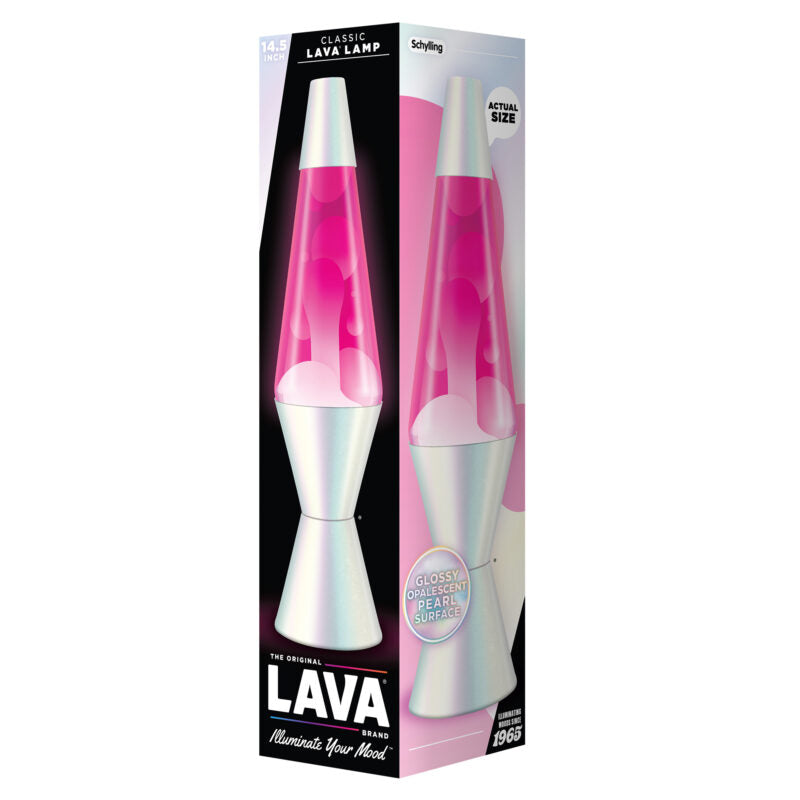 14.5″ Lava Lamp Opalescent Pearl - US 6670