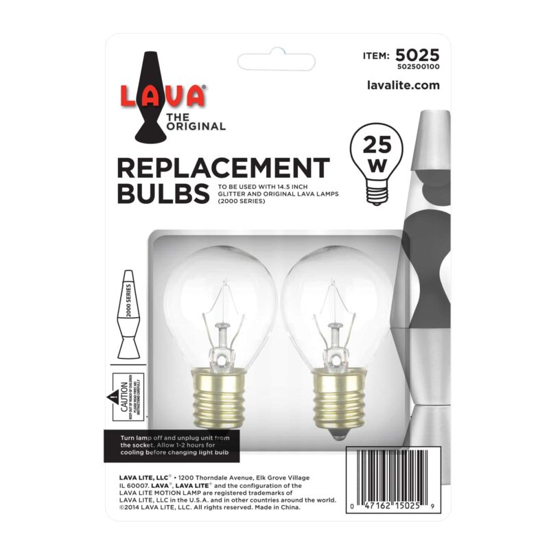 25W LAVA Lamp Light Bulb W/Tray - US 7992