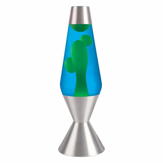 16.3″ LAVA Lamp – Yellow/Blue/Silver - US 8698