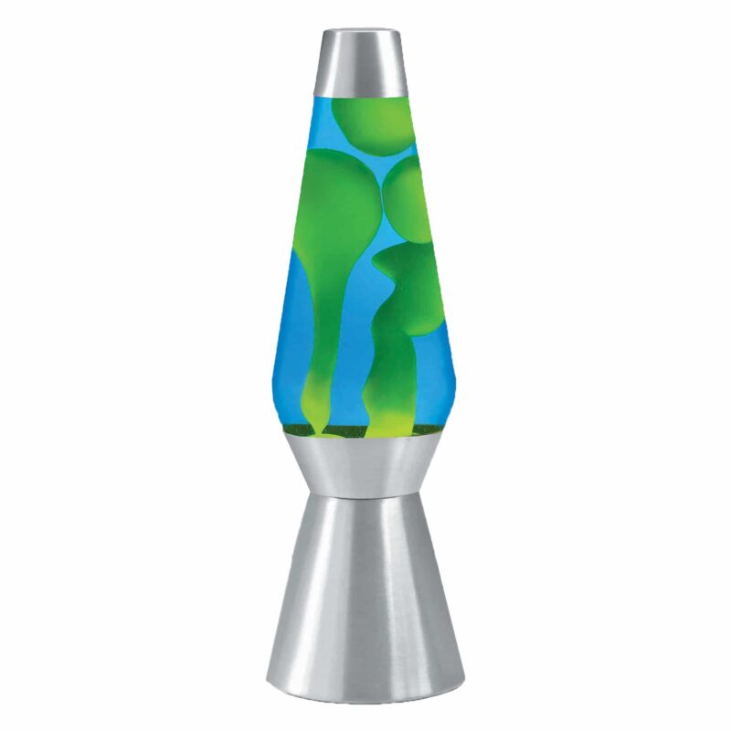 27″ LAVA Lamp Grande – Yellow/Blue/Silver - US 8830