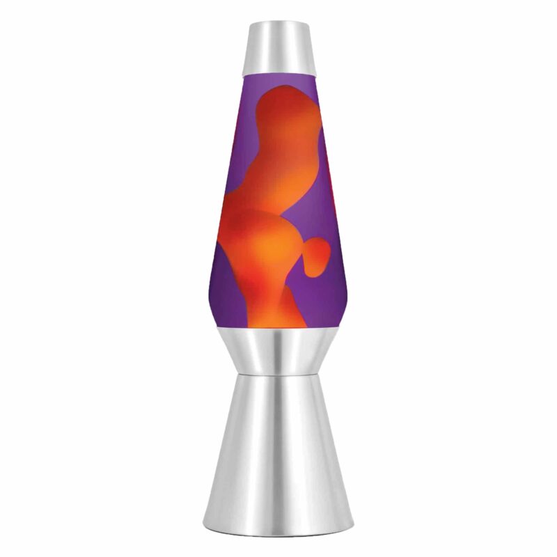 27″ LAVA Lamp Grande – Yellow/Purple/Silver - US 5849