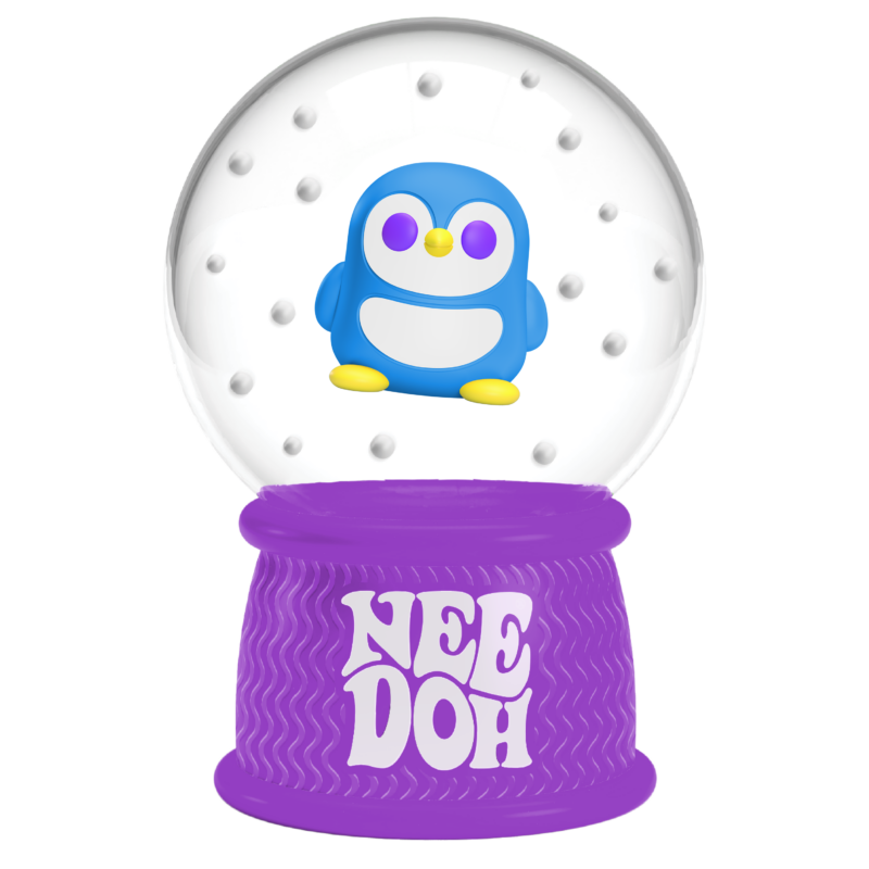 NeeDoh Squish N Flow Snow Globe - US 1467