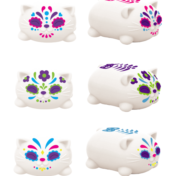 NeeDoh Sugar Skull Cats - US 2858